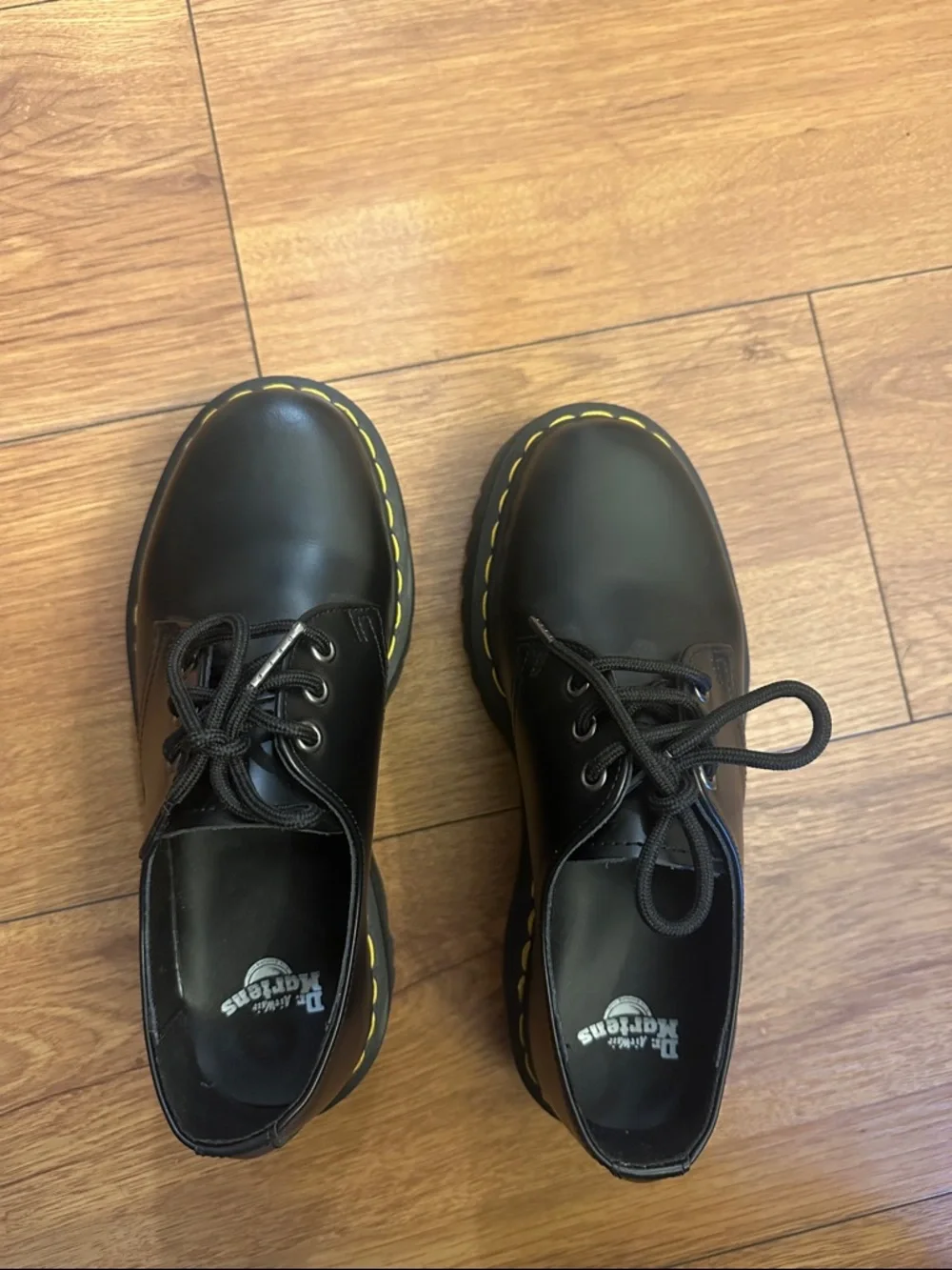 Dr. Martens 1461 SMOOTH‎ LEATHER PLATFORM SHOES